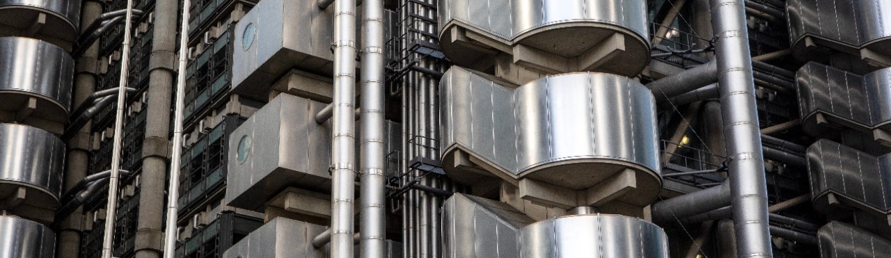 Lloyds building in London, UK