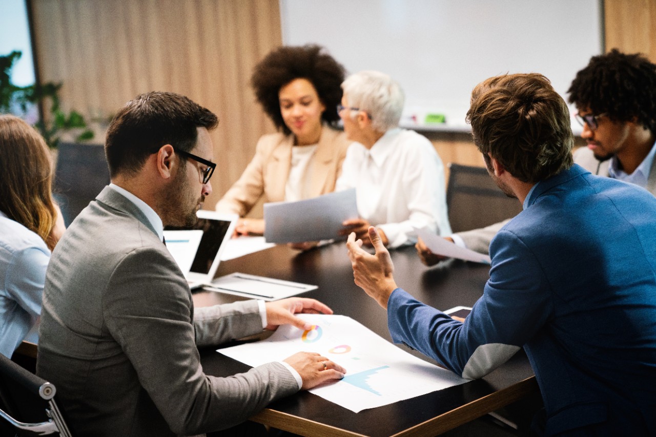 image of office meeting